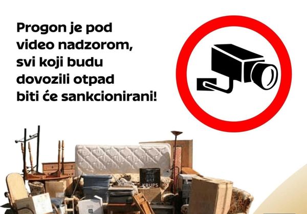 ZMIJAVCI Kraj odlaganju na Progonu: kamere snimaju, kazne slijede