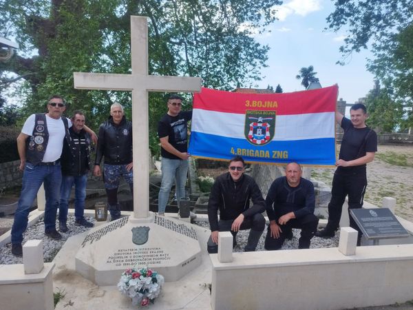 MK Imotski sokolovi sudjelovao u moto defileu povodom 35. obljetnice osnivanja 4. gardijske brigade