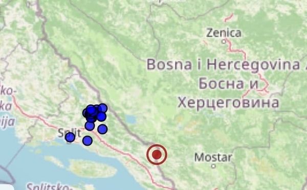 Potres kod Gorice Sovići, osjetio se i u Imotskoj krajini