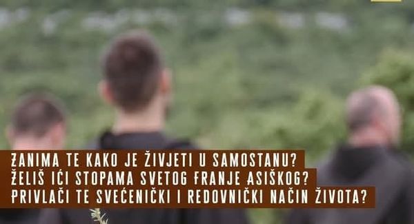 Franjevačka postulatura u Imotskom organizira vikend za mladiće koji razmišljaju o redovničkom pozivu