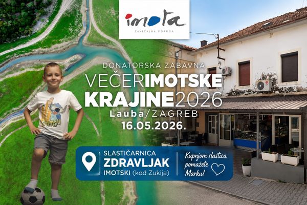 Humanitarna akcija Zdravljaka i Zavičajne udruge Imota: Kupnjom neke od slastica pomažete Marku
