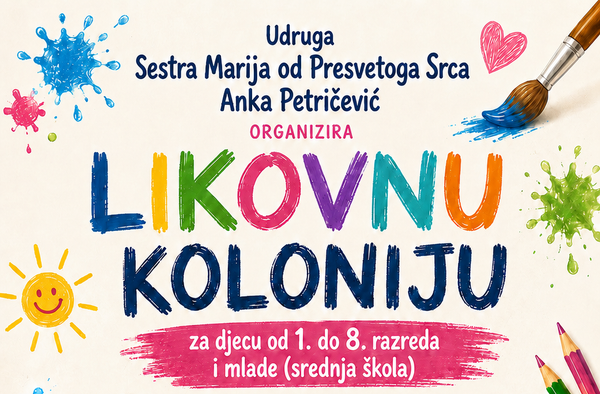 Likovna kolonija za djecu i mlade u Imotskom: Dvodnevno druženje, stvaranje i vrijedne nagrade