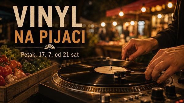 Petak navečer svi na pijacu: Vinyl, hladna pića, finger food i večer puna ritma