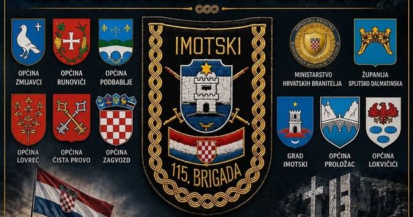 Obilježava se 35 godina od osnutka 115. imotske brigade HV: "Dušu Bogu, život za Hrvatsku"