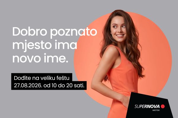 Dobro poznato mjesto ima novo ime – vidimo se u centru Supernova Imotski!