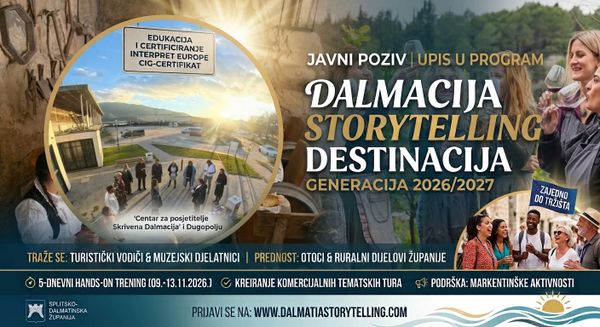 Imate ideju za turističku priču? Otvoren poziv za četvrtu generaciju Dalmacija storytelling destinacija