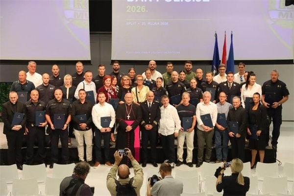 FOTO Dan policije u znaku priznanja: Među nagrađenima i dvojica Imoćana – Ante Kasalo i Ante Mrkonjić