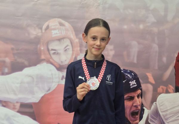 Katarina Prka viceprvakinja Hrvatske! Imotska taekwondoašica osvojila srebro u Bjelovaru
