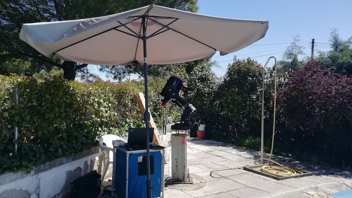 Sesión de astronomía solar