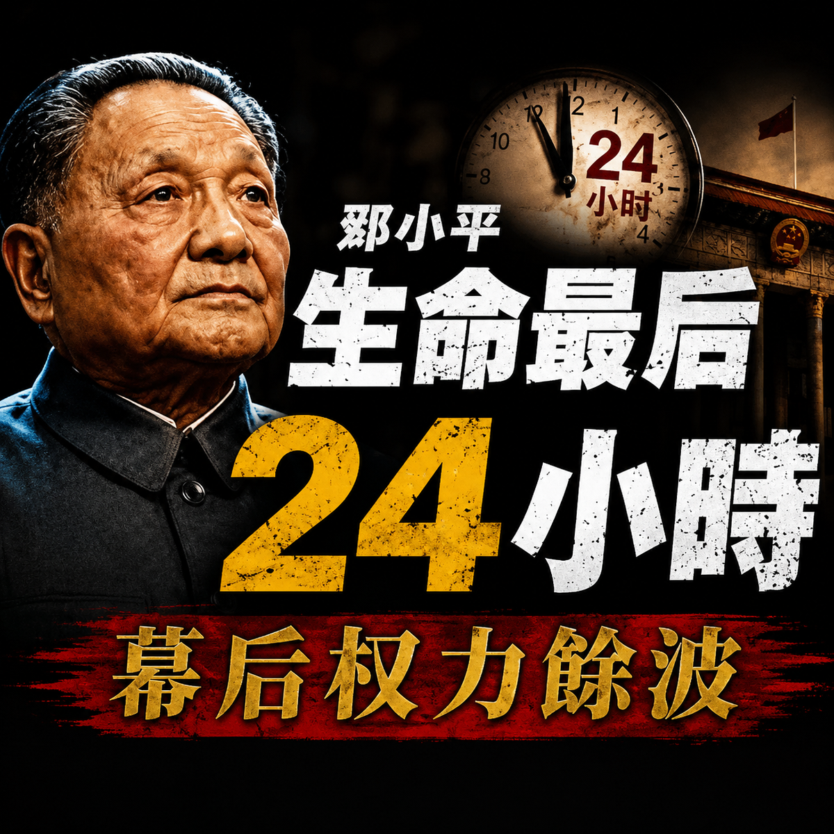 鄧小平的離世之夜：揭開一個比死亡更重要的問題！The Night Deng Xiaoping Died: A Question More Significant Than His Death