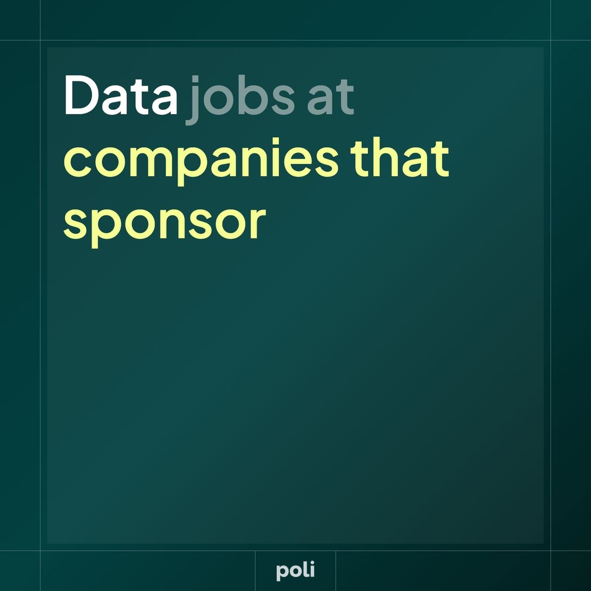 Data Jobs at UK Visa-sponsoring Companies