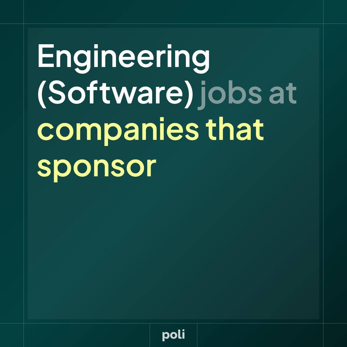 Software Engineering Jobs at UK Visa-sponsoring Companies