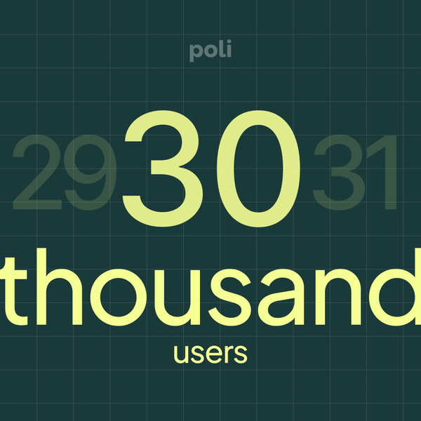 Poli crosses 30,000 users