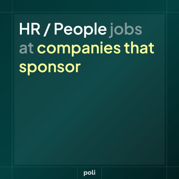 HR / People Jobs at UK Visa-sponsoring Companies