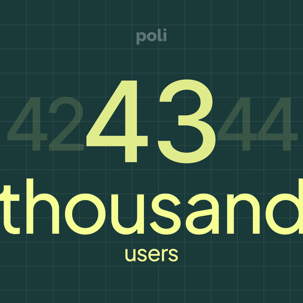 Poli crosses 43,000 users