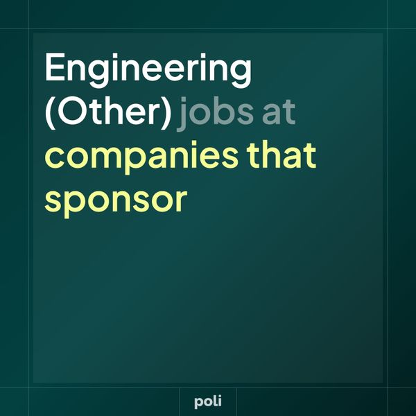 Engineering (Other) Jobs at UK Visa-sponsoring Companies