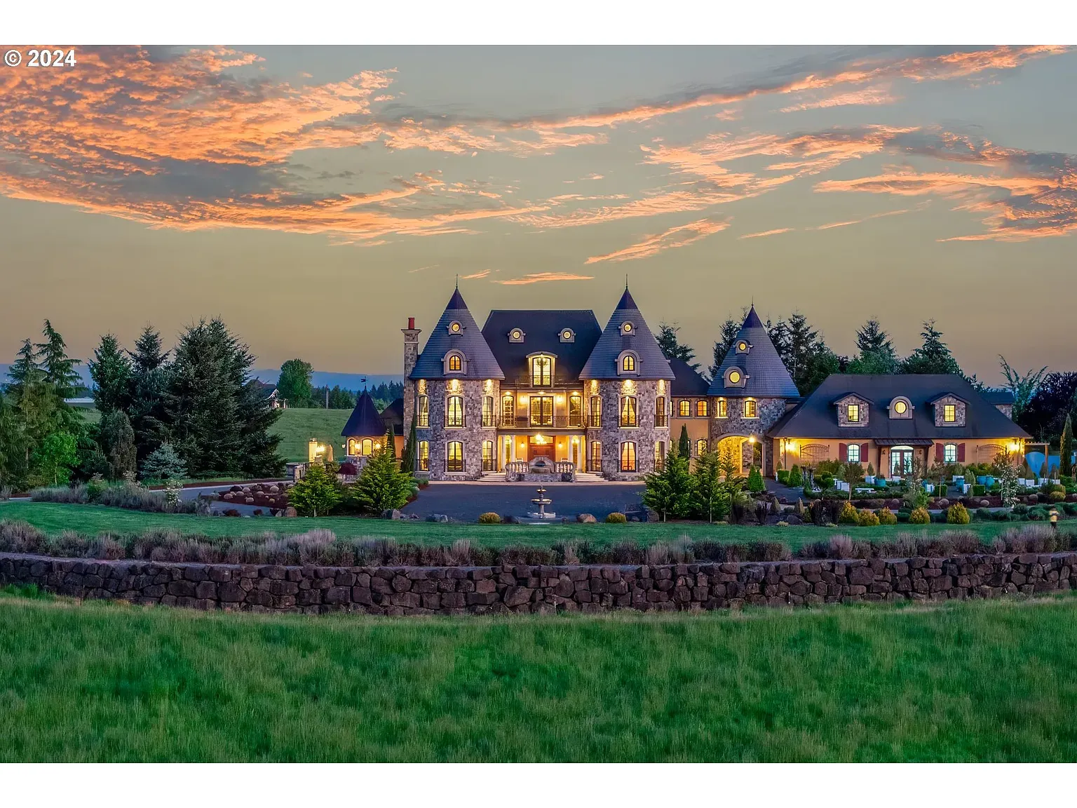 Here’s the fairytale castle vibes—stone, gables, spires. I mean, extra, but magical.