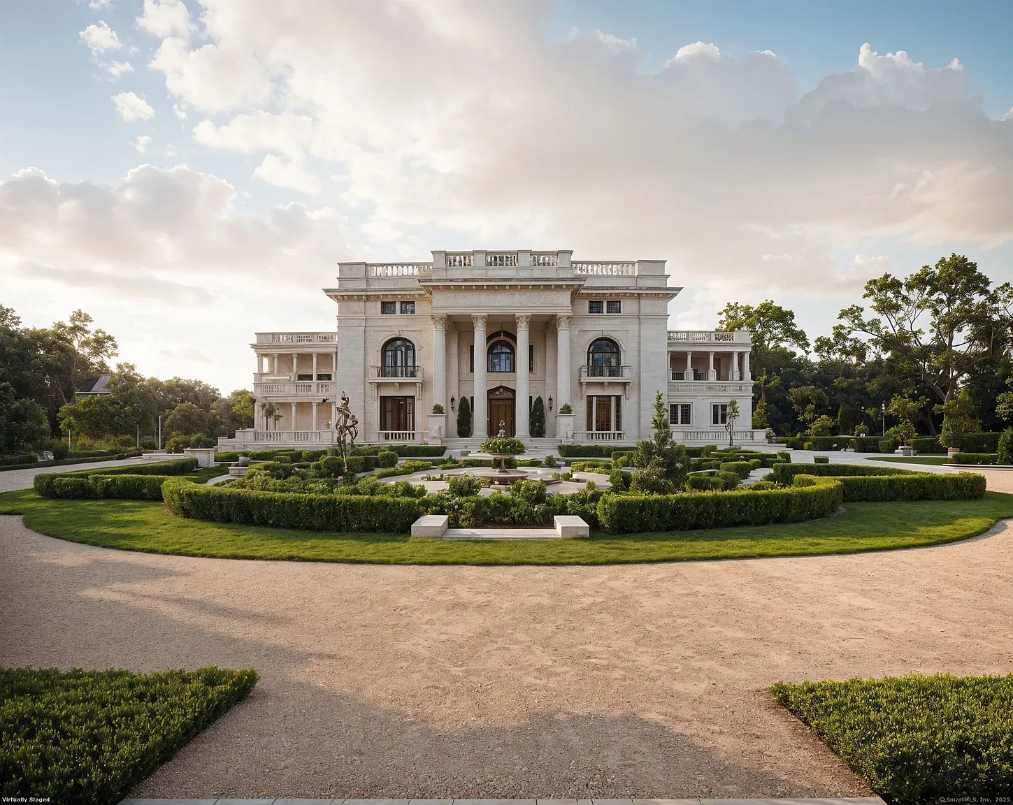 Okay, this facade - pristine white, big symmetry energy. Not sure it needs more.