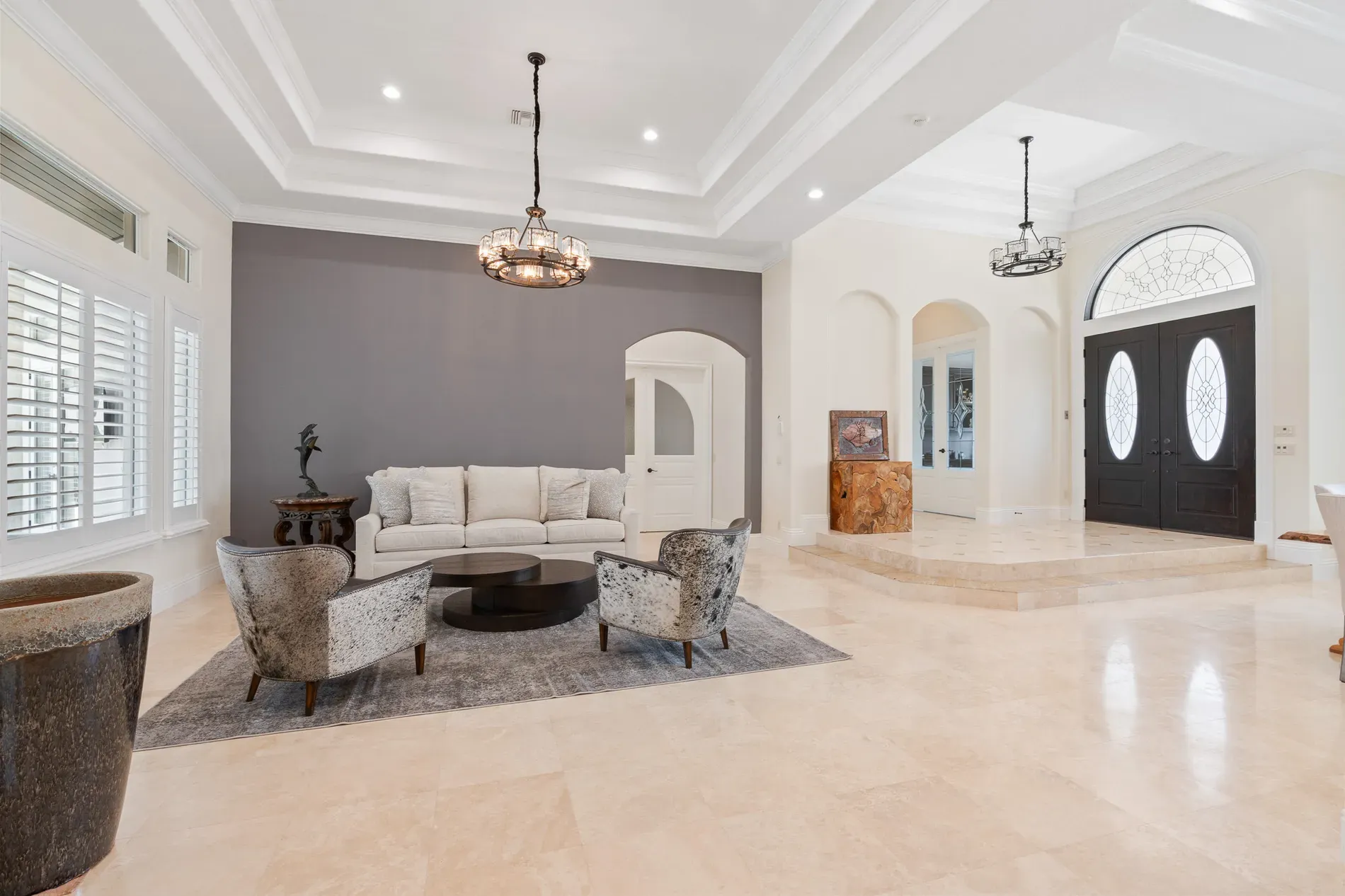 Foyer with a sectional is wild. Anyone know why they did this?