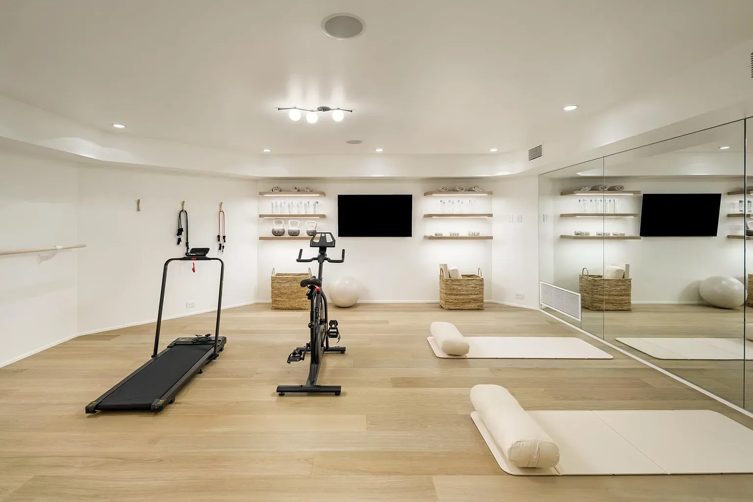 Actual gym you’d use. Mirrors, racks, sunshine. No excuses left.