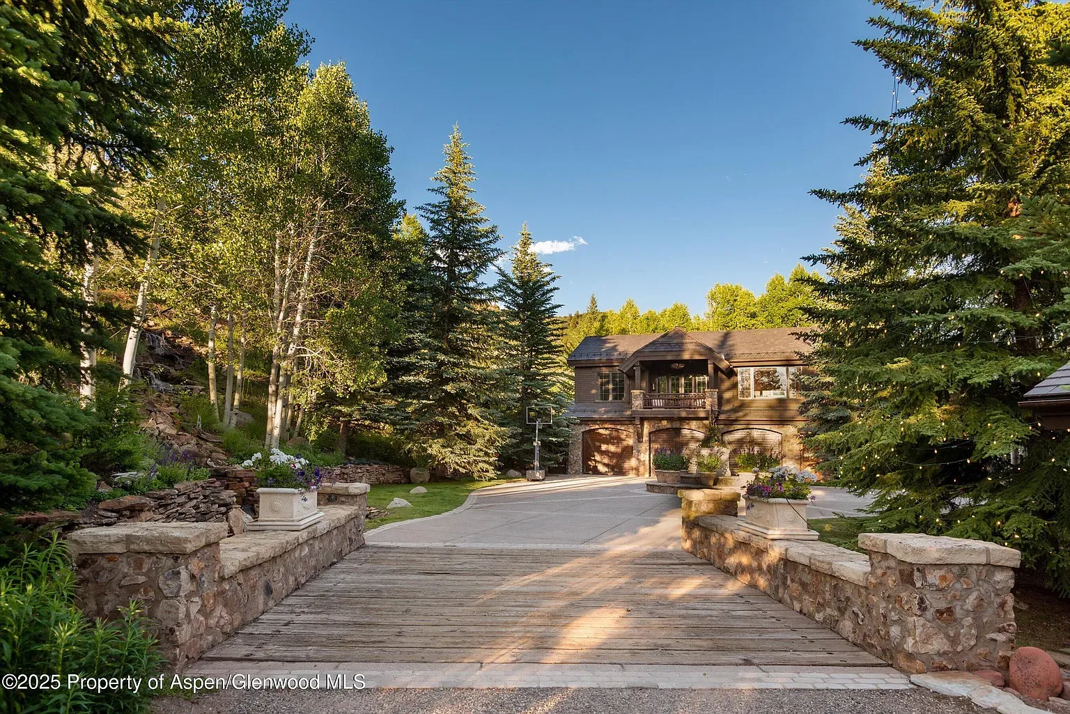 Approach over the little timber bridge is such a moment.