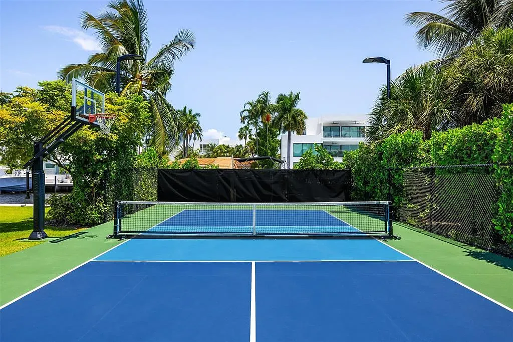 Private tennis court? Okay, rich. I’ll still lose but I’ll look smug.
