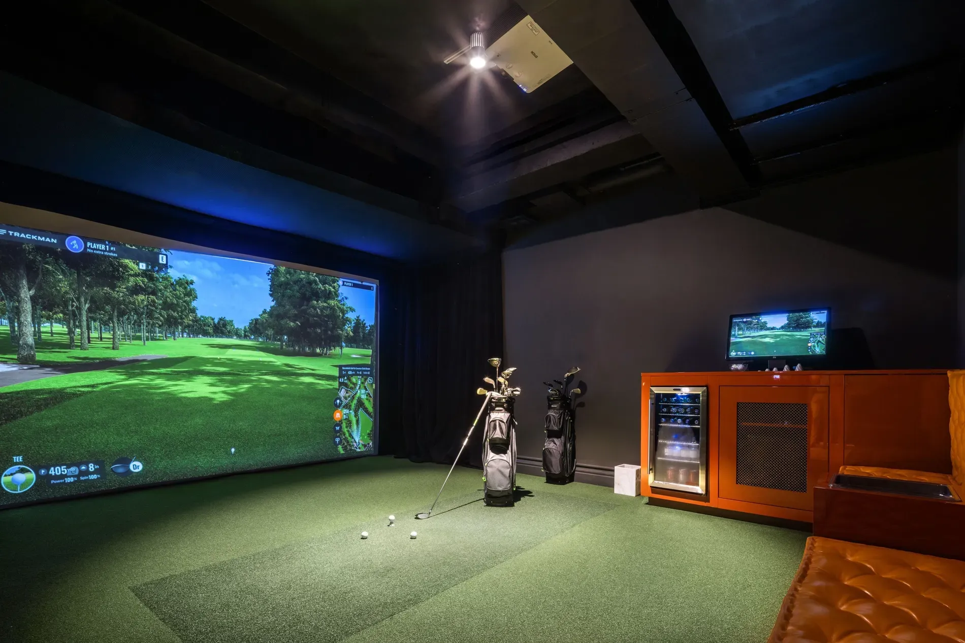Okay, this indoor golf cave is wild. Anyone actually book time here?