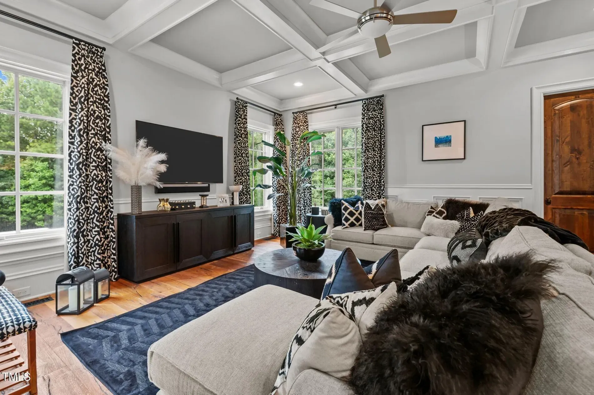 These bold curtains are loud. Anyone know why they did this pattern?