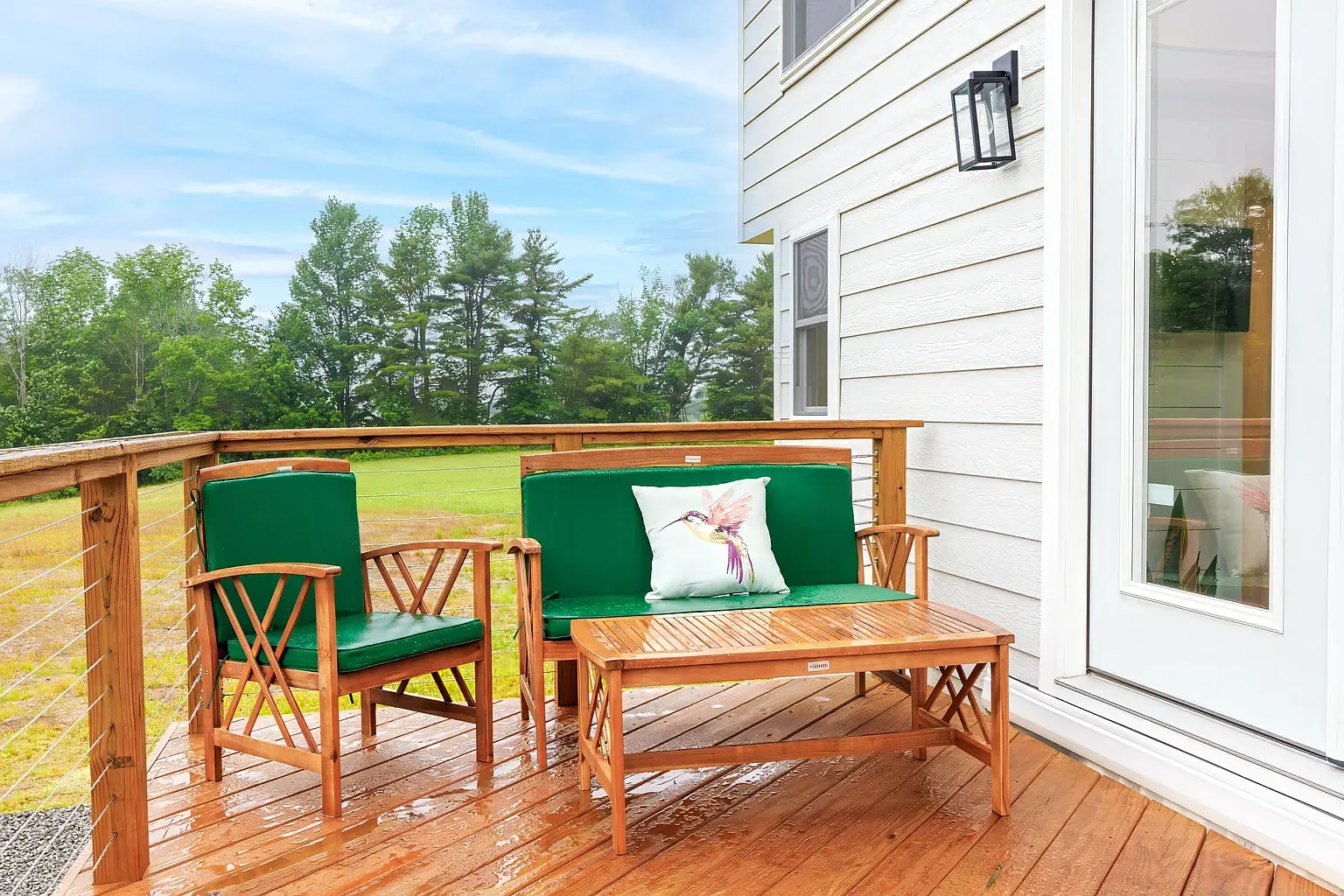 That deck shine though. Morning coffee spot locked in.