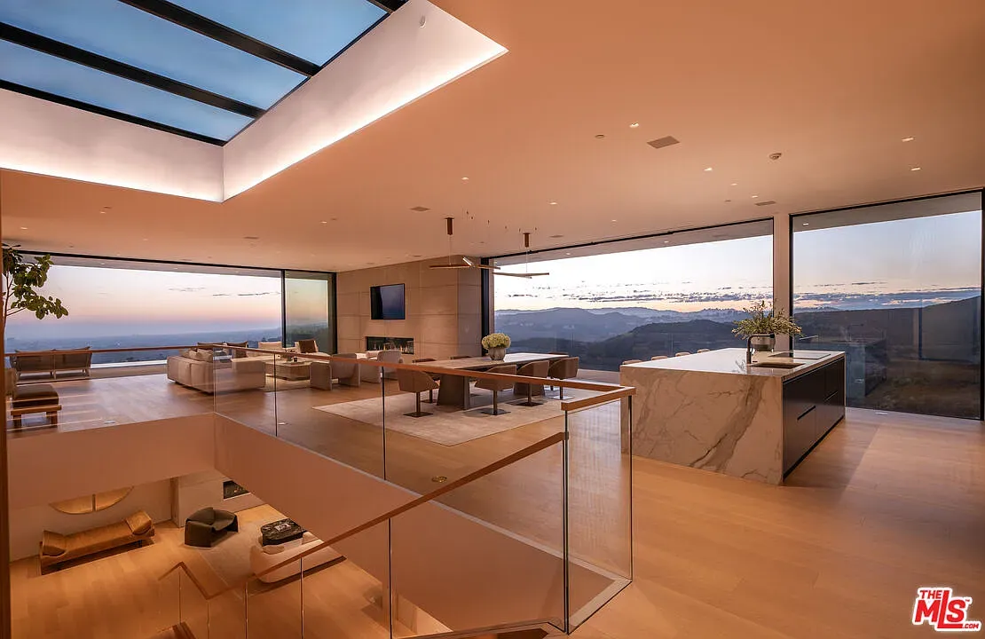 Another angle and that skylight is basically a river of light.