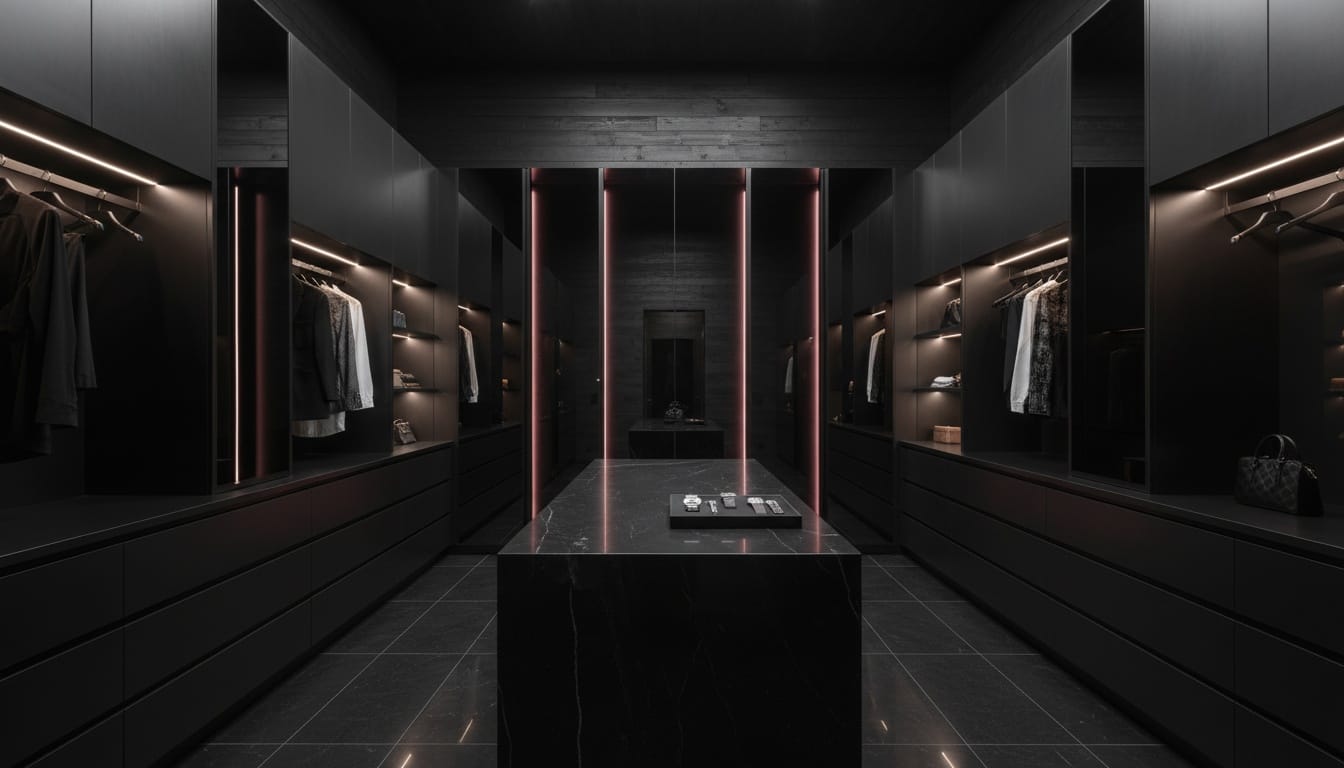 The dressing lounge goes full couture