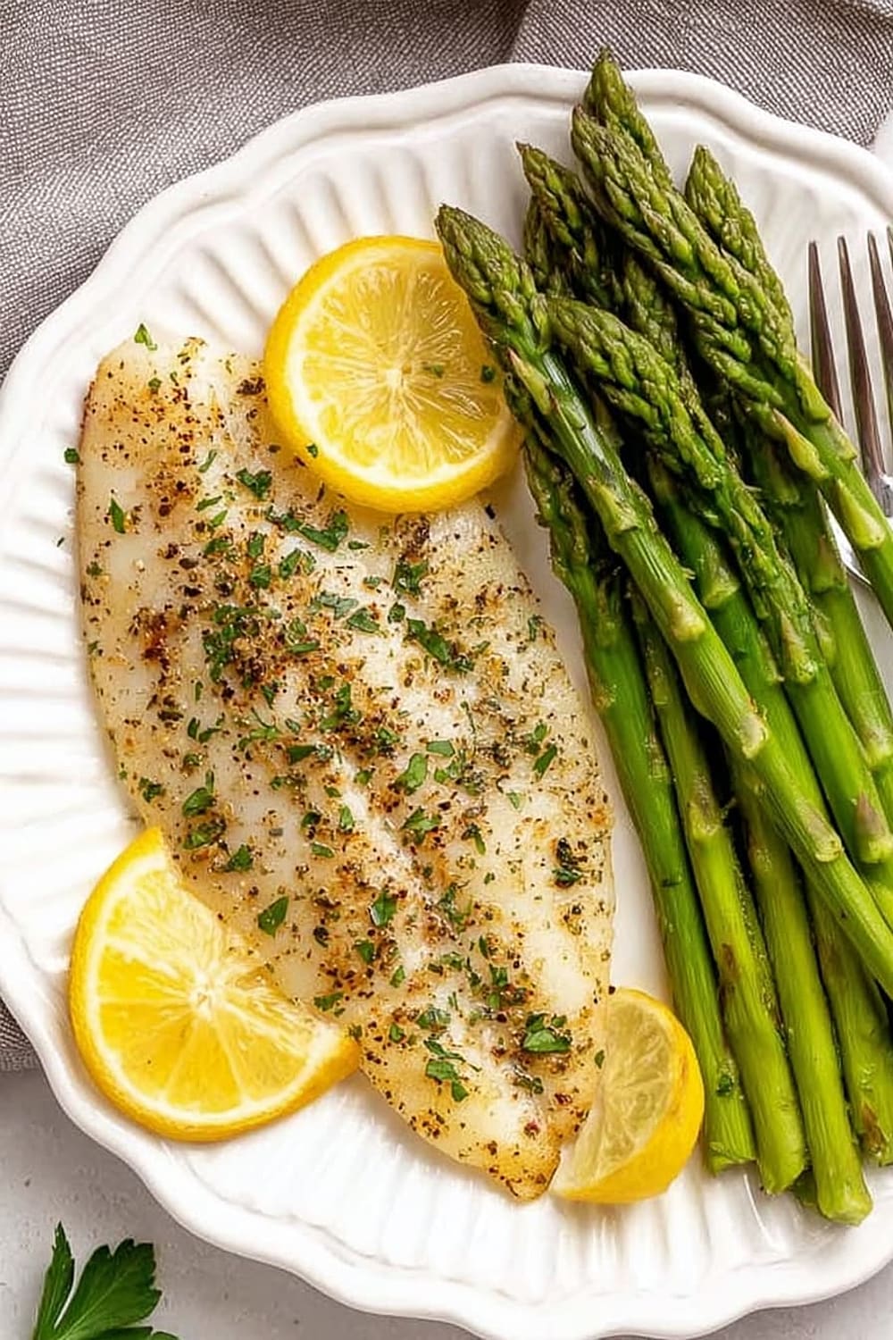Broiled Tilapia with Garlic