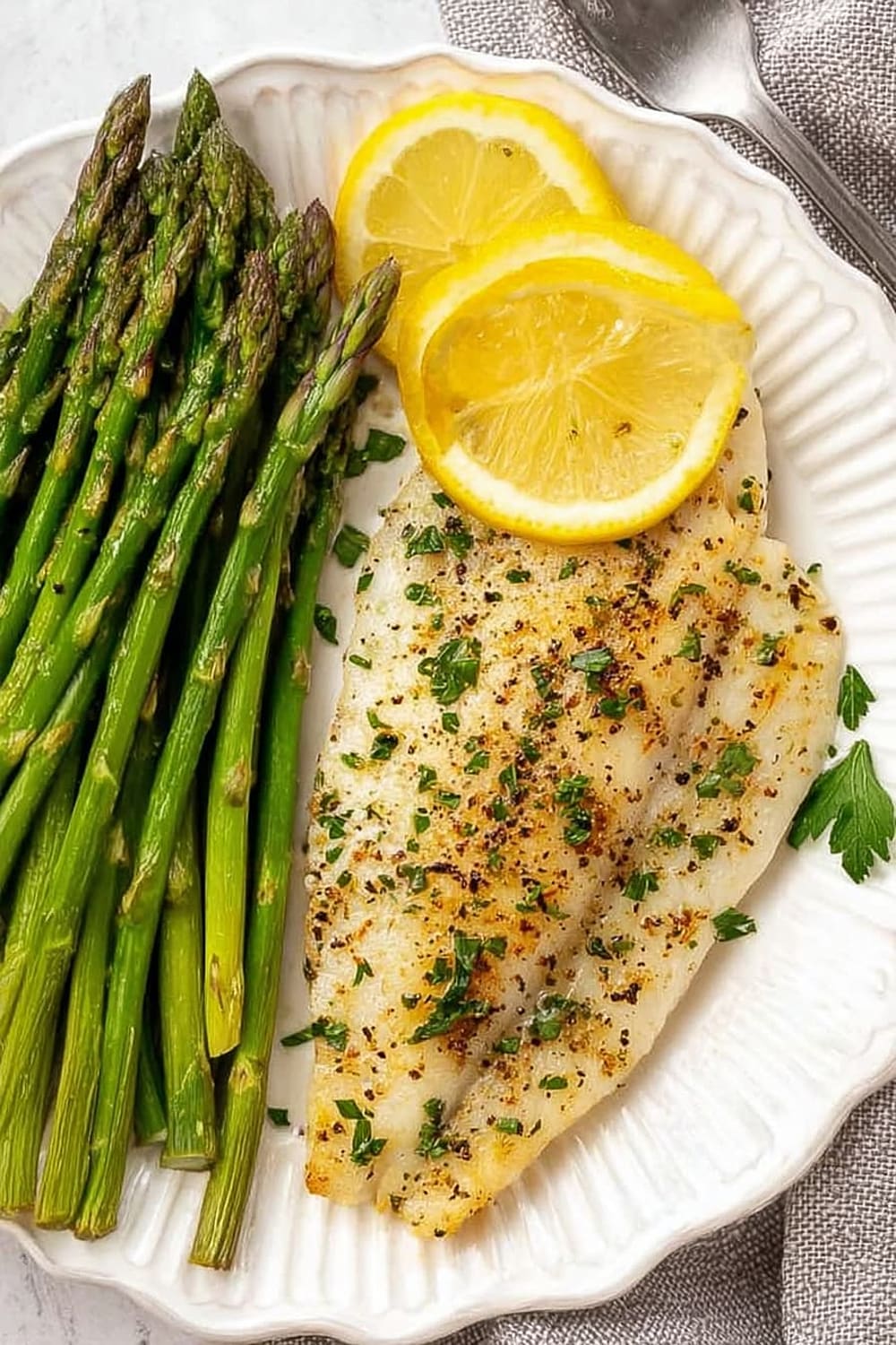 Broiled Tilapia with Garlic