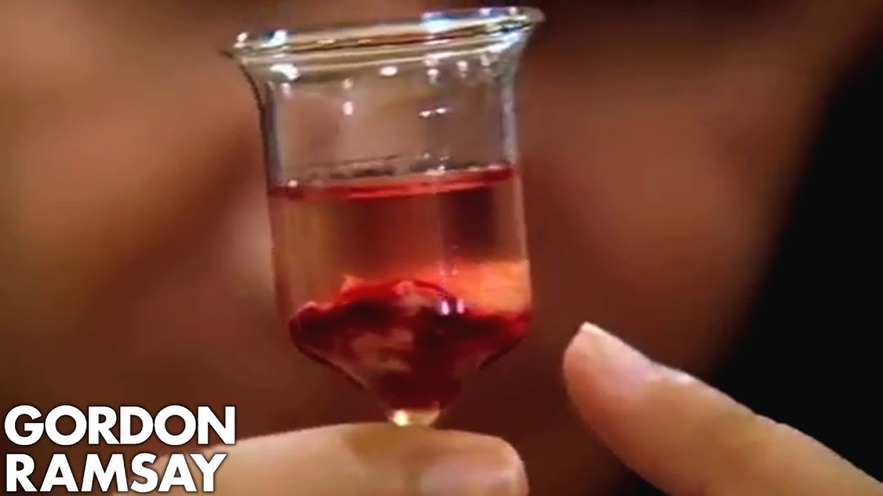 an exotic cobra heart shot being prepared