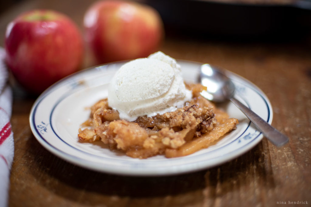 new hampshire apple crisp recipe
