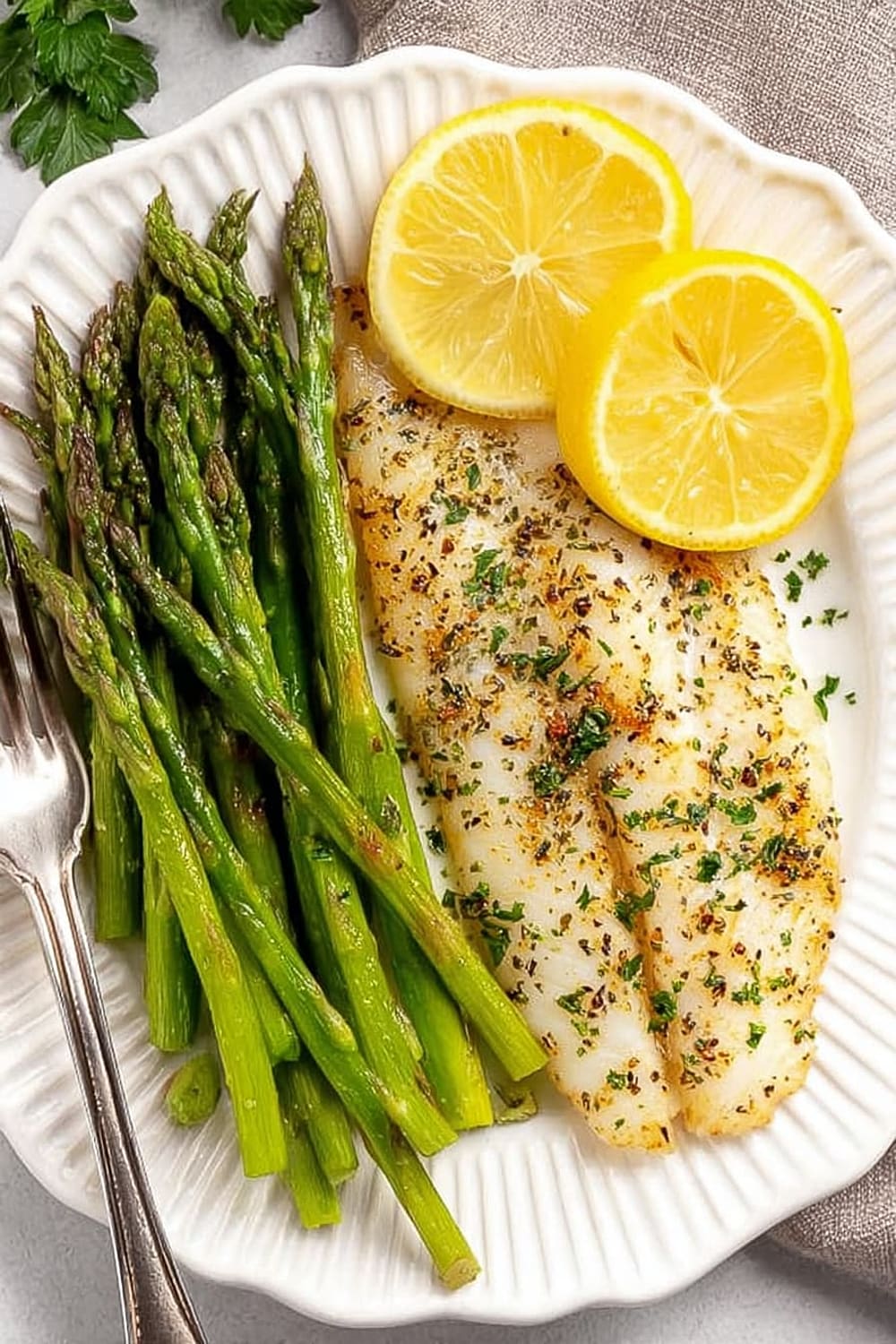 Broiled Tilapia with Garlic