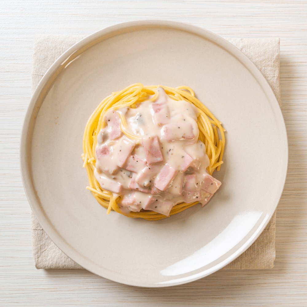 Alfredo Sauce Hawaiian Ham Strata