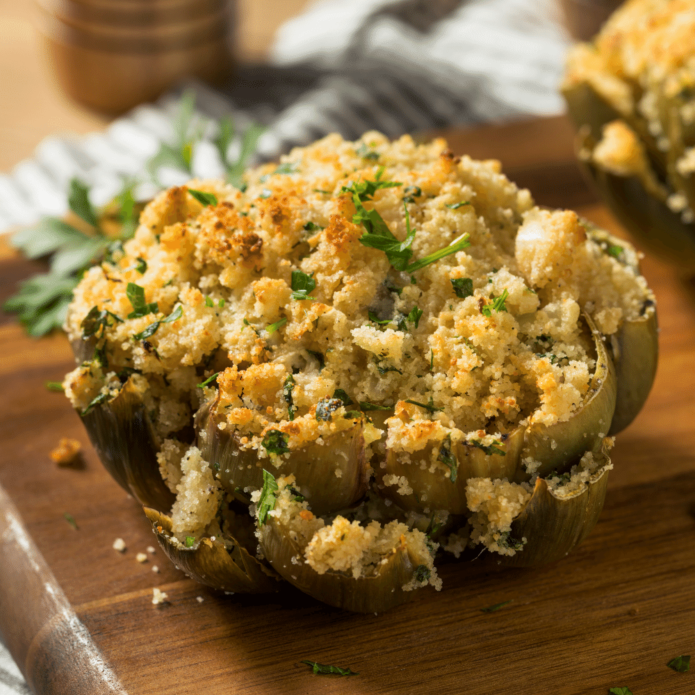 Baked Stuffed Artichokes