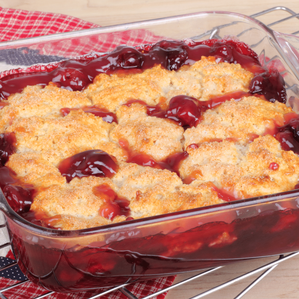 Cherry cobbler