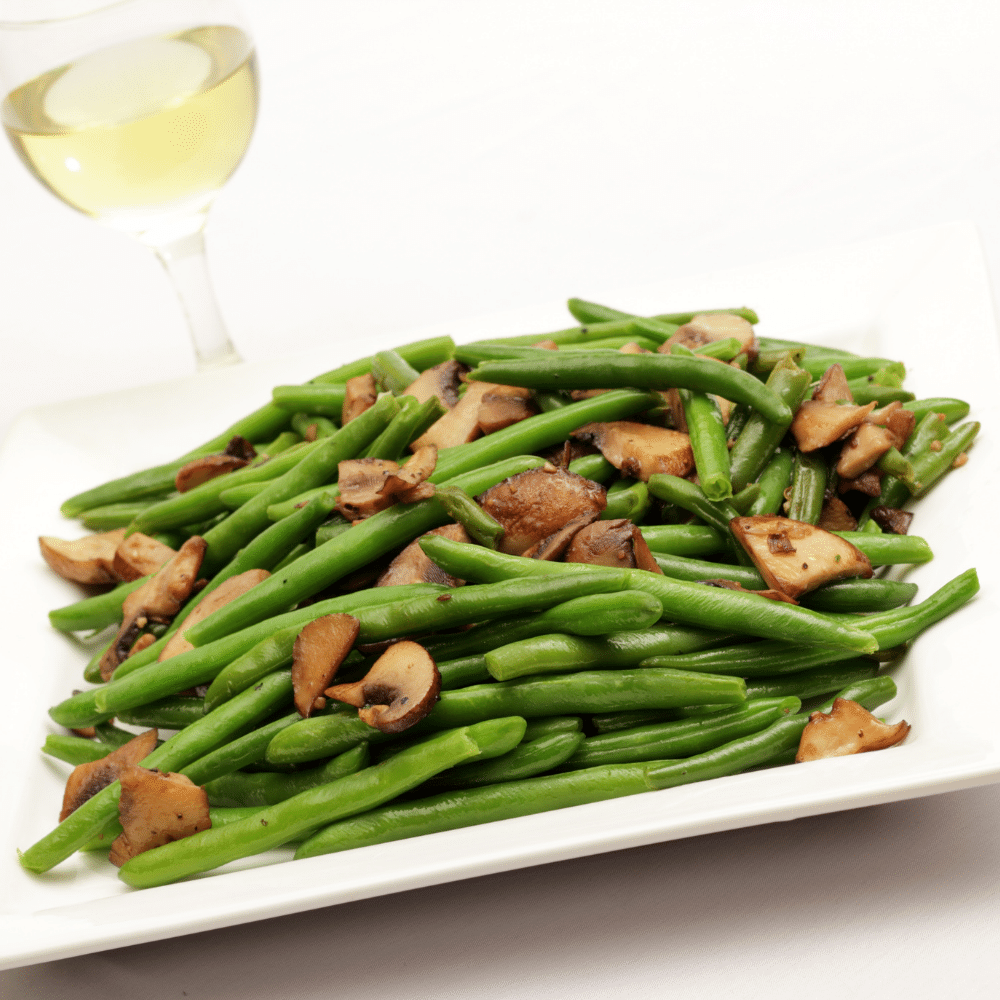 Green Beans and Mushrooms