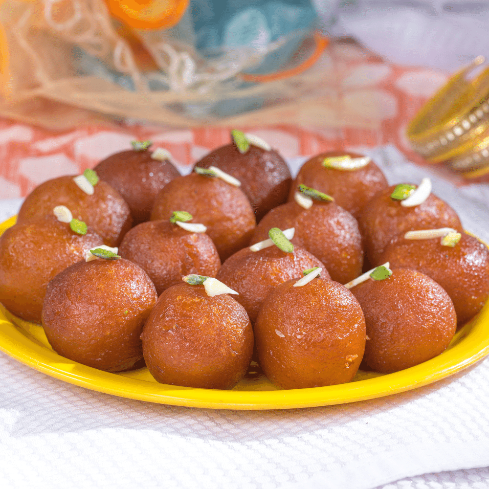 Thandai Mousse Gulab Jamun Cups