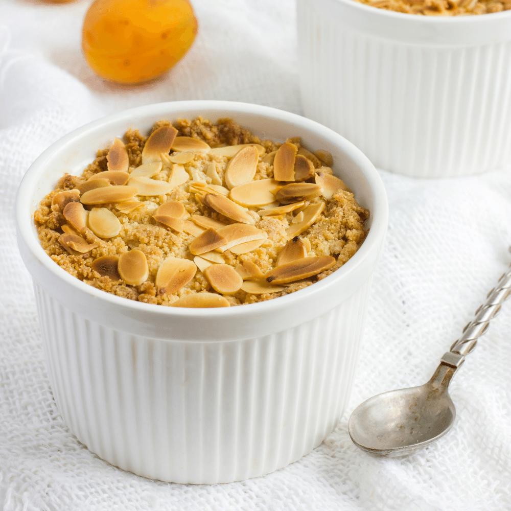 Almond, Pine Nut, Apricot Crumb Cake