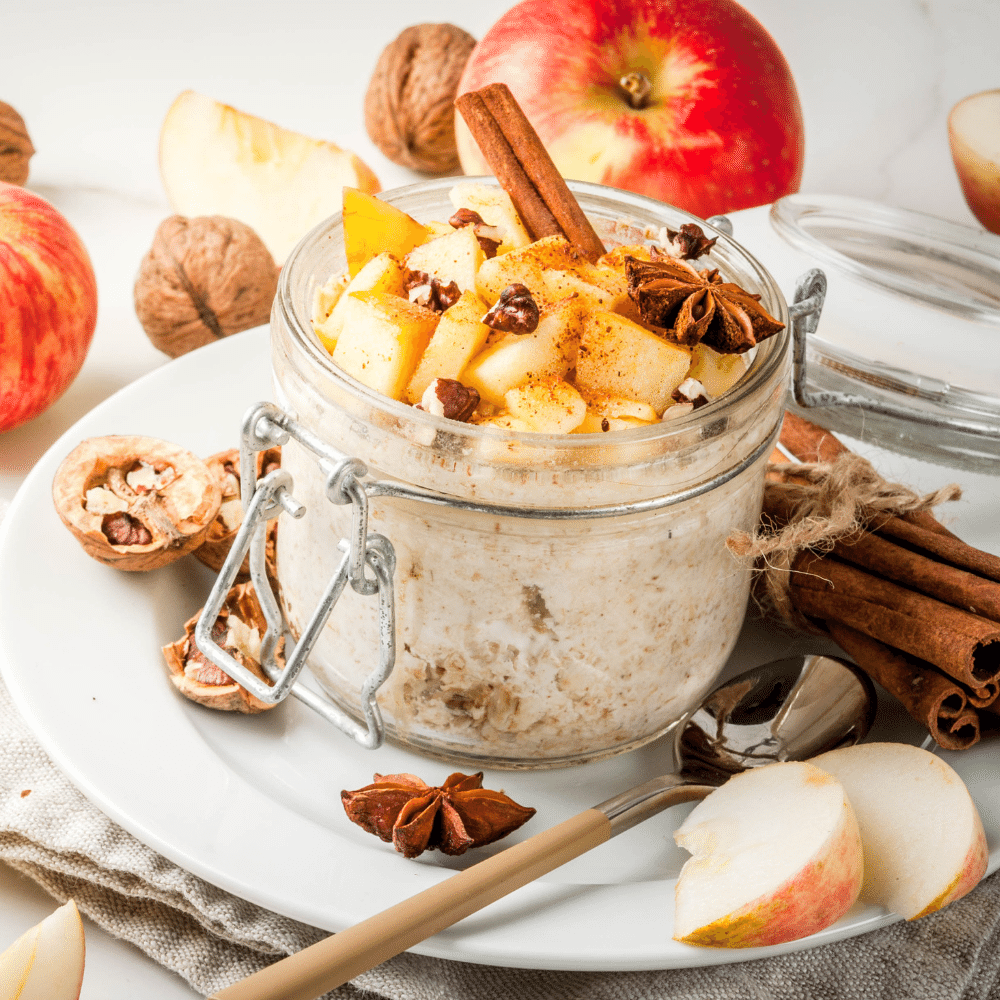 Apple Pie Overnight Oats