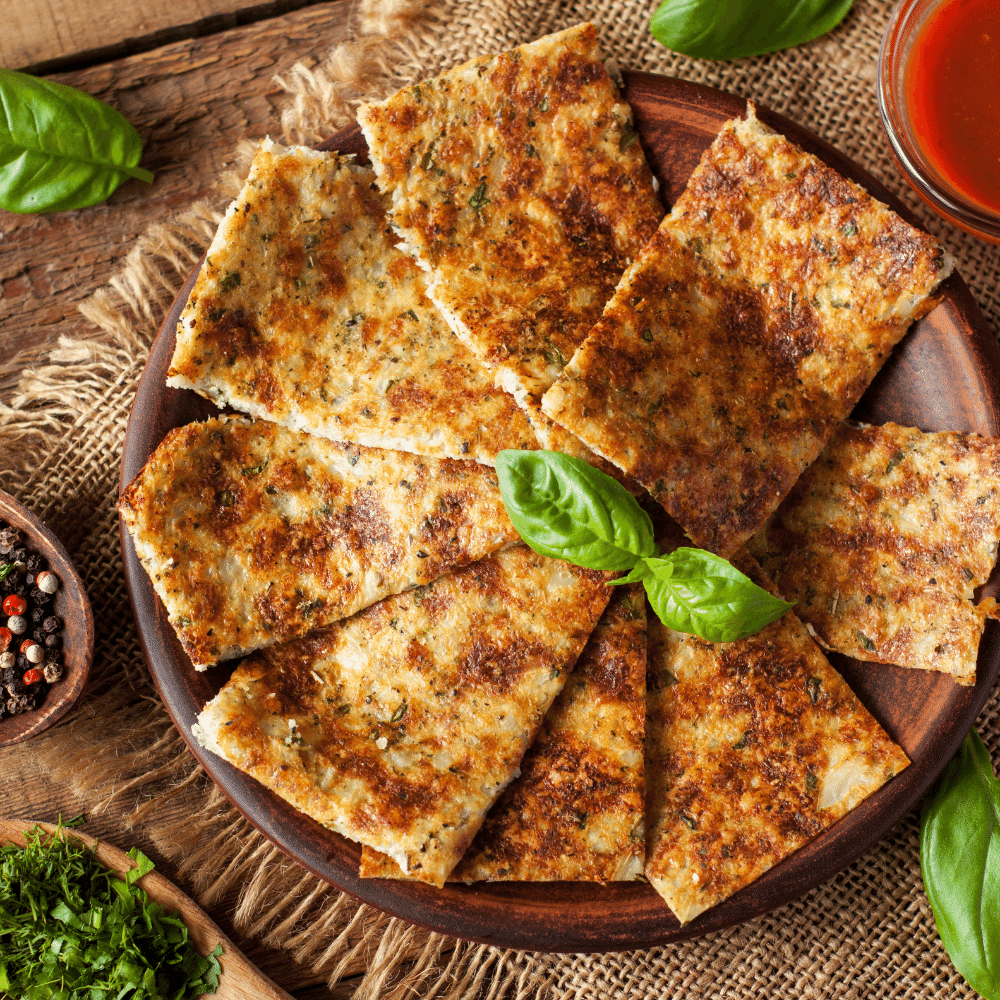 Cheese and Cauliflower Breadsticks