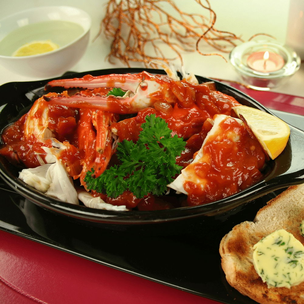 Cracked Crab with Butter and Citrus