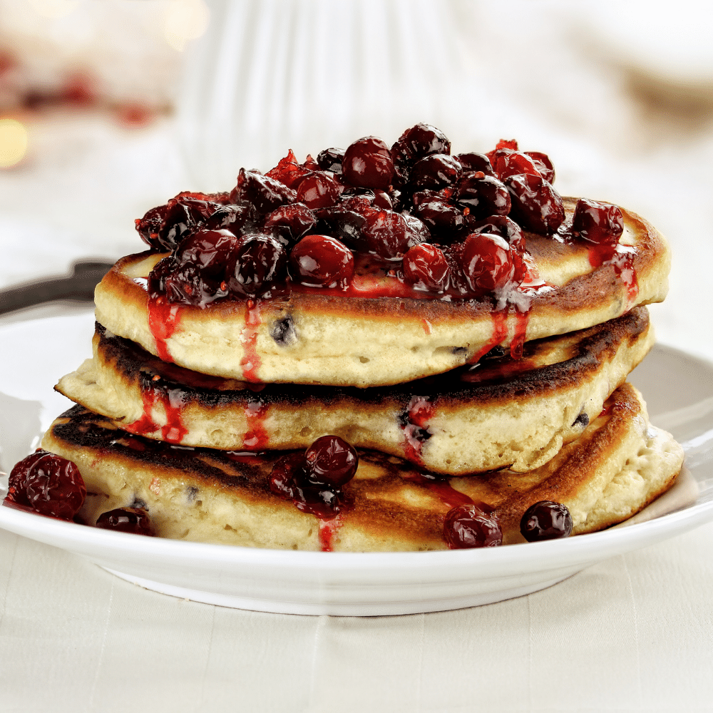Cranberry Sauce Pancake Topping