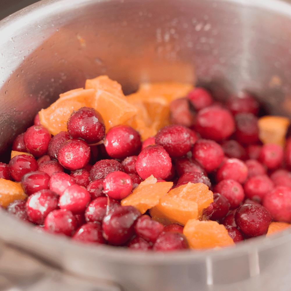Cranberry Sauce Pot of Chili