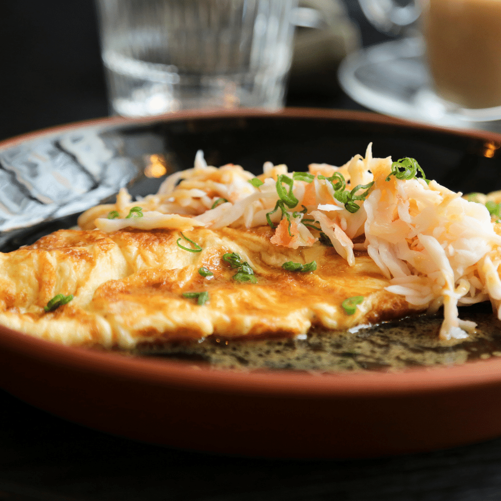 Dungeness Crab Omelette