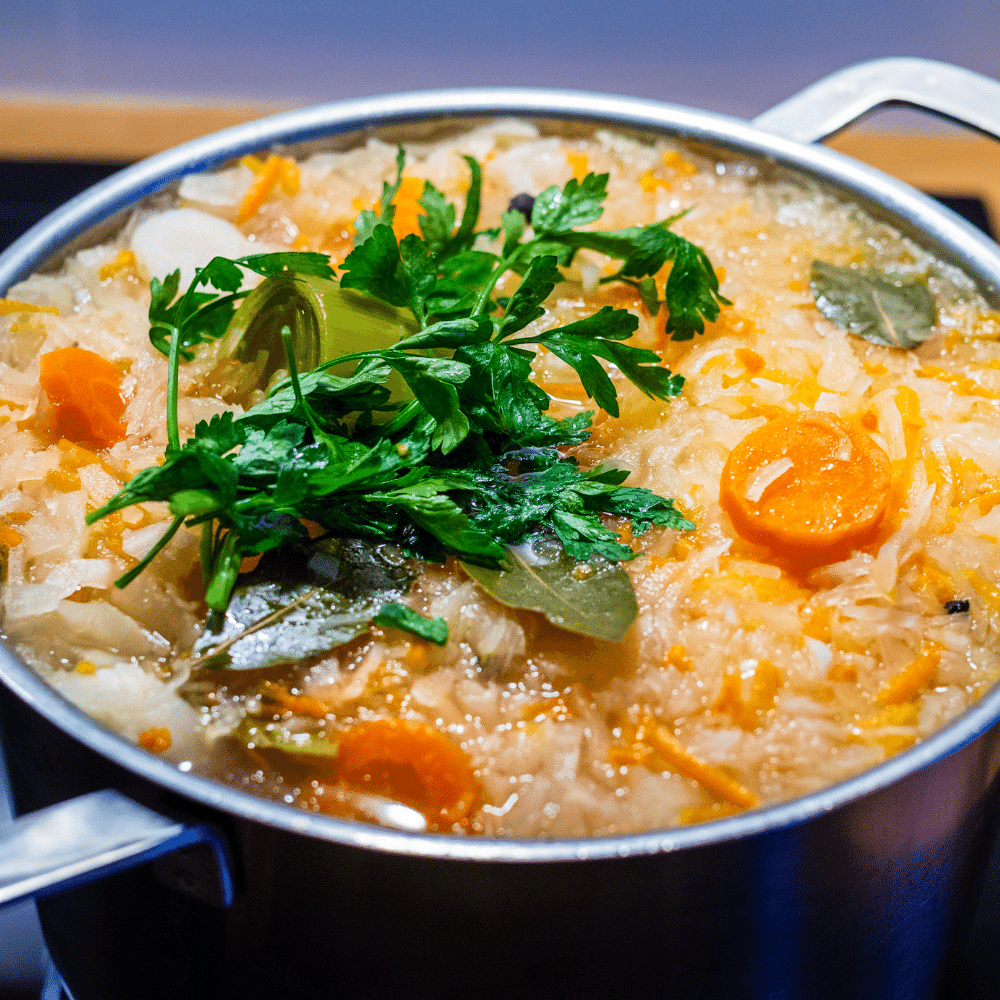 leftover cooked cabbage soup