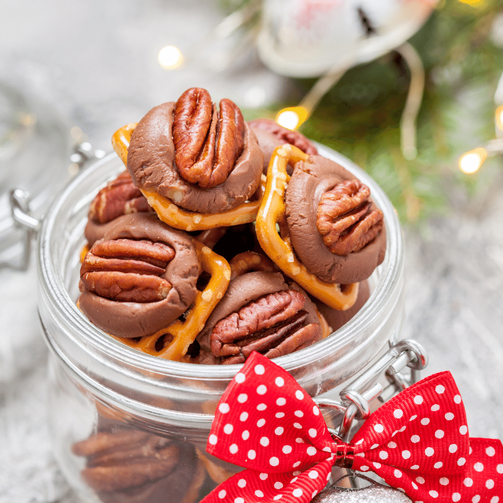 Loaded Caramel Dipped Pretzels